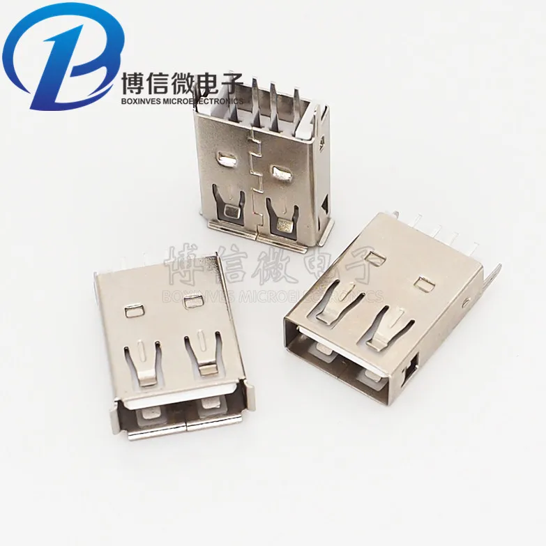 10Pcs Af17.5 Usb Famale Socket Length 17.5Mm 180 Degree Dip4 Crimping And Flat Socket
10Pcs Af17.5 Usb Famale Socket Length 17.5Mm 180 Degree Dip4 Crimping And Flat Socket