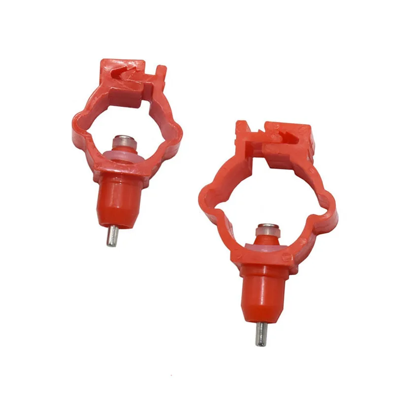 100 pcs Chicken Nipple Drinker Water Pipe Diameter20mm to 25mm Red ABS Plastic Material Feeding Watering Poultry Farm
100 pcs Chicken Nipple Drinker Water Pipe Diameter20mm to 25mm Red ABS Plastic Material Feeding Watering Poultry Farm