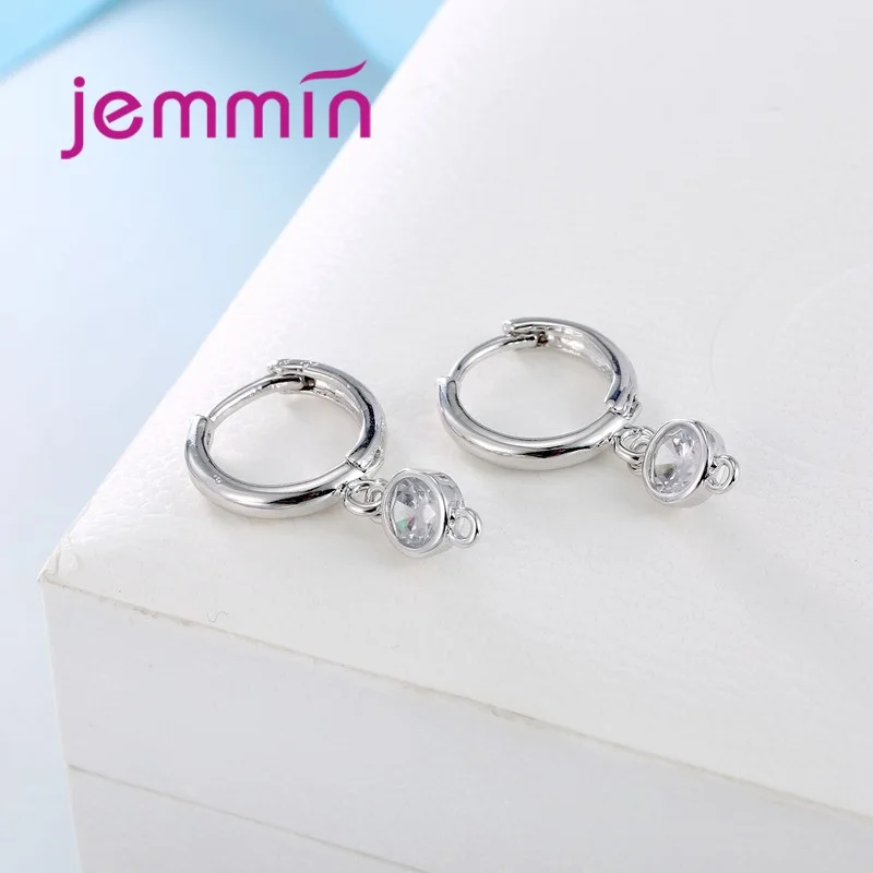 Round Cubic Charm Hoop Earrings DIY Accessories For Women Fine Jewelry 925 Sterling Silver Jewelry
Round Cubic Charm Hoop Earrings DIY Accessories For Women Fine Jewelry 925 Sterling Silver Jewelry