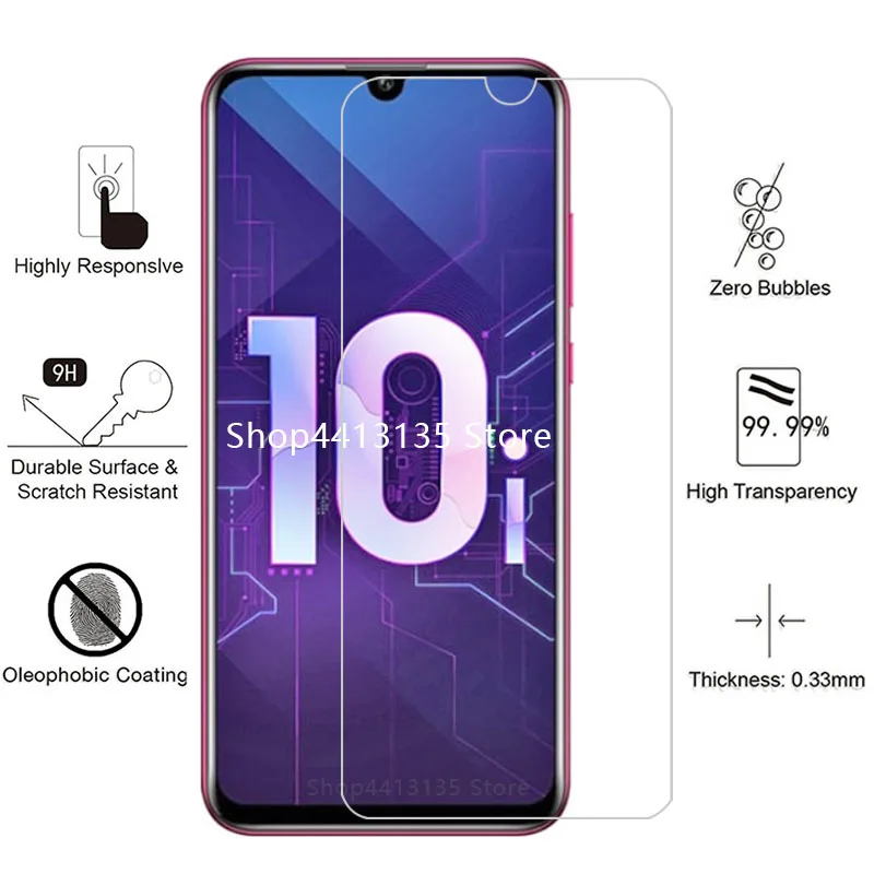 Защитное стекло на honor 10i закаленное для huawei honer 10 i glas Защитная пленка экрана
