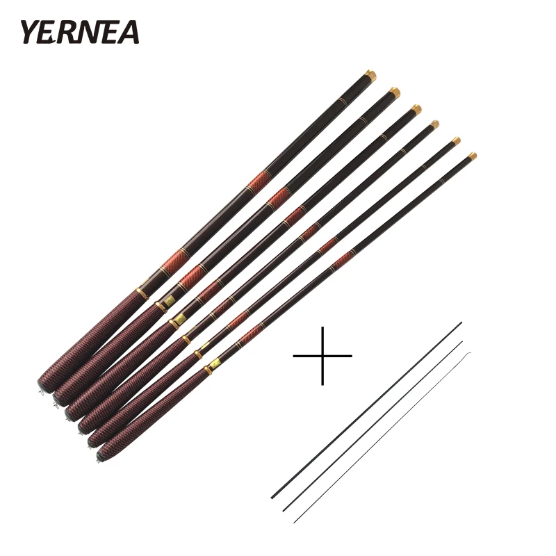 Yernea Ultra Light Stream Fishing Rod Telescopic Carbon Fiber Feeder Fishing Rod Carp Pole 3.0M 3.6M 4.5M 5.4M 6.3M 7.2M Rod
Yernea Ultra Light Stream Fishing Rod Telescopic Carbon Fiber Feeder Fishing Rod Carp Pole 3.0M 3.6M 4.5M 5.4M 6.3M 7.2M Rod