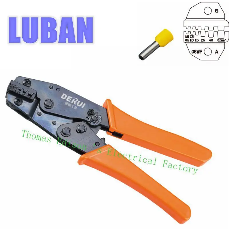 

HS-06WFL wire stripper EUROP STYLE RATCHET crimping tool crimping plier 0.5-6mm2 multi tool tools hands pliers