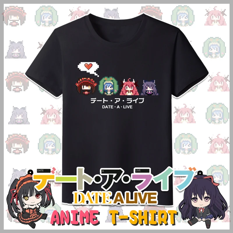 Милая футболка с рисунком из аниме JK DATE A LIVE токисаки Куруми йошино итасука Кодори яогами Тоха Футболка Топ Футболка
Милая футболка с рисунком из аниме JK DATE A LIVE токисаки Куруми йошино итасука Кодори яогами Тоха Футболка Топ Футболка