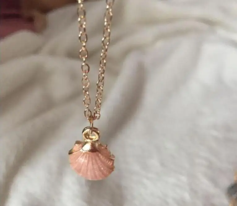 Женское ожерелье с подвеской в виде ракушки готическом стиле|necklace female|fashion