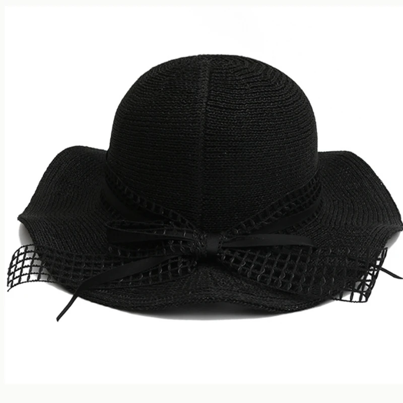 HT2535 Women Spring Summer Hats Ladies Knitted Hats for Women Solid Plain Bow Bucket Hat korea Style Packable Straw Beach Hat
HT2535 Women Spring Summer Hats Ladies Knitted Hats for Women Solid Plain Bow Bucket Hat korea Style Packable Straw Beach Hat
