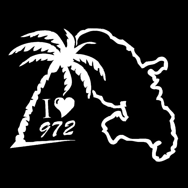 QYPF 18 4 см * 14 I Love 972 интересные слова кокосовое дерево виниловая Автомобильная