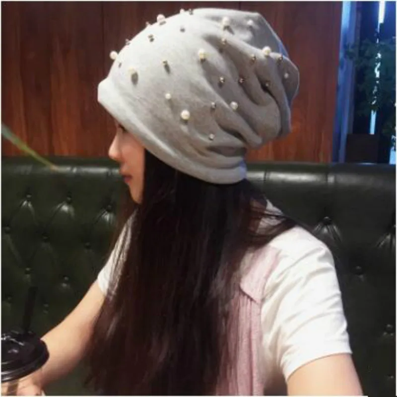 fashion women pearl turban hat cotton soft solid female stocking hat spring autumn skullies beanie outdoor girl earflap cap
fashion women pearl turban hat cotton soft solid female stocking hat spring autumn skullies beanie outdoor girl earflap cap