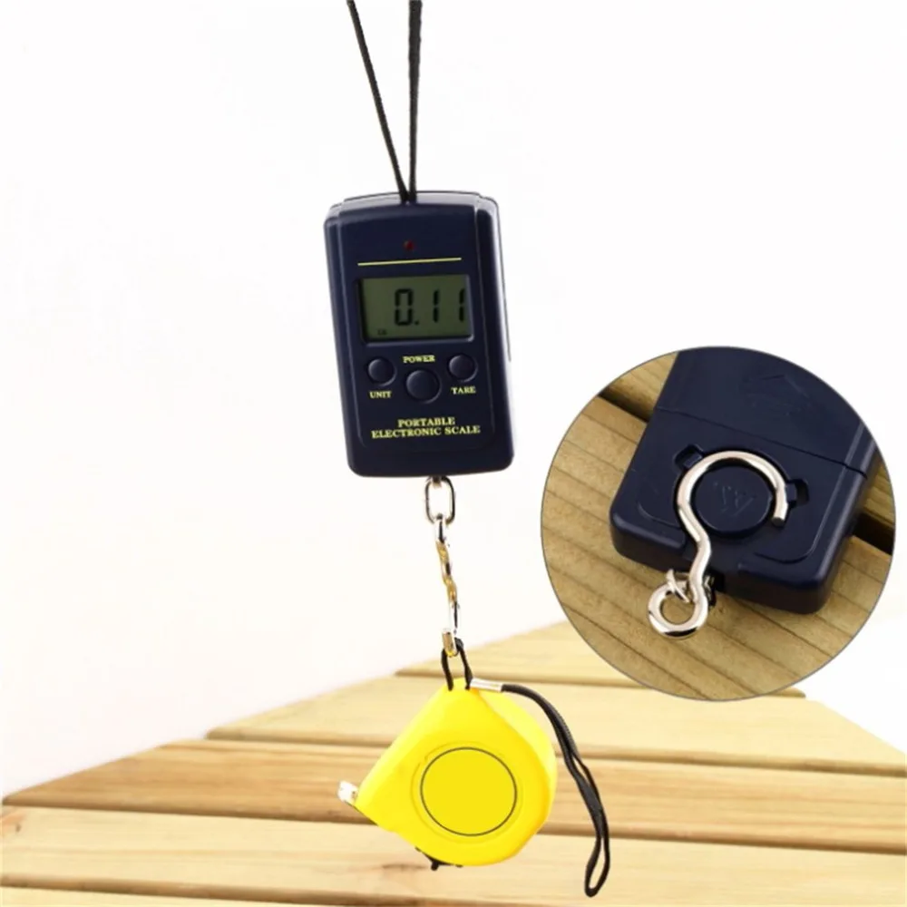 Портативные электронные весы High Quality 1Pcs balance 40kg x 20g Hanging Luggage Digital Weight Scale для взвешивания багажа в кармане оптом в 2017 году.