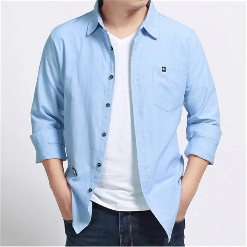 Мужской размера плюс 7XL 6XL 5XL брендовая одежда Slim Fit рубашка с длинными рукавами однотонная повседневная одежда из хлопка социальных Бесплат...
Мужской размера плюс 7XL 6XL 5XL брендовая одежда Slim Fit рубашка с длинными рукавами однотонная повседневная одежда из хлопка социальных Бесплат...