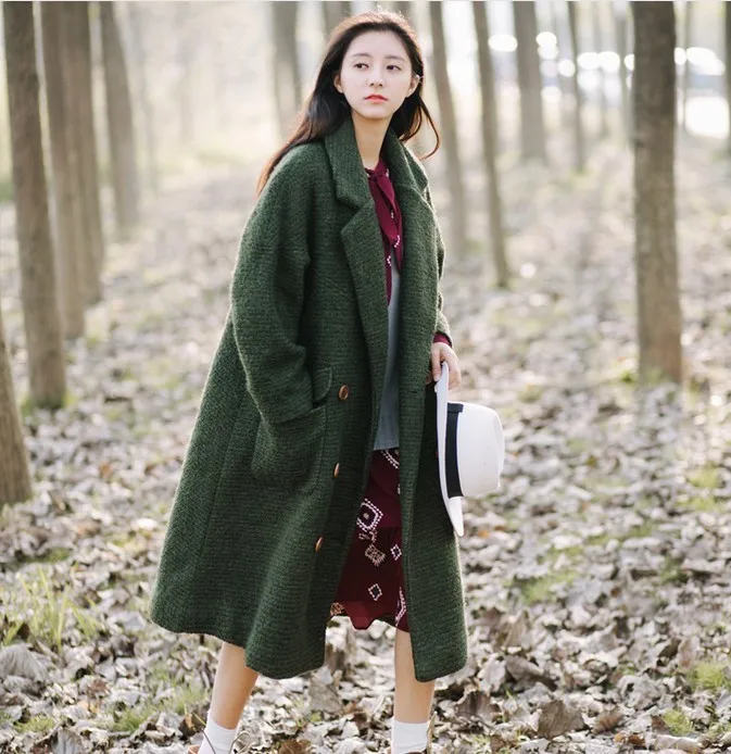 2018 Wool Full Button Square Collar Sale Sobretudo New And Winter Cotton Clip Warm Long Fund Overcoat Loose Coat
2018 Wool Full Button Square Collar Sale Sobretudo New And Winter Cotton Clip Warm Long Fund Overcoat Loose Coat