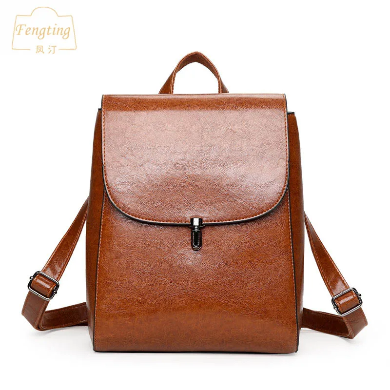 Vintage women backpacks pu leather 2019 casual female backpack bags fashion schoolbag for girl shoulder bag gray FENGTING FTB008
Vintage women backpacks pu leather 2019 casual female backpack bags fashion schoolbag for girl shoulder bag gray FENGTING FTB008
