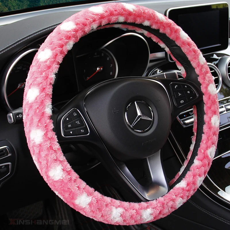 Universal Carr plush Steering-Wheel Covers Anti-slip Skidproof Durable 37-38CM/15" Dynamic Fibre Handmade Steering Wheel Cover
Universal Carr plush Steering-Wheel Covers Anti-slip Skidproof Durable 37-38CM/15" Dynamic Fibre Handmade Steering Wheel Cover