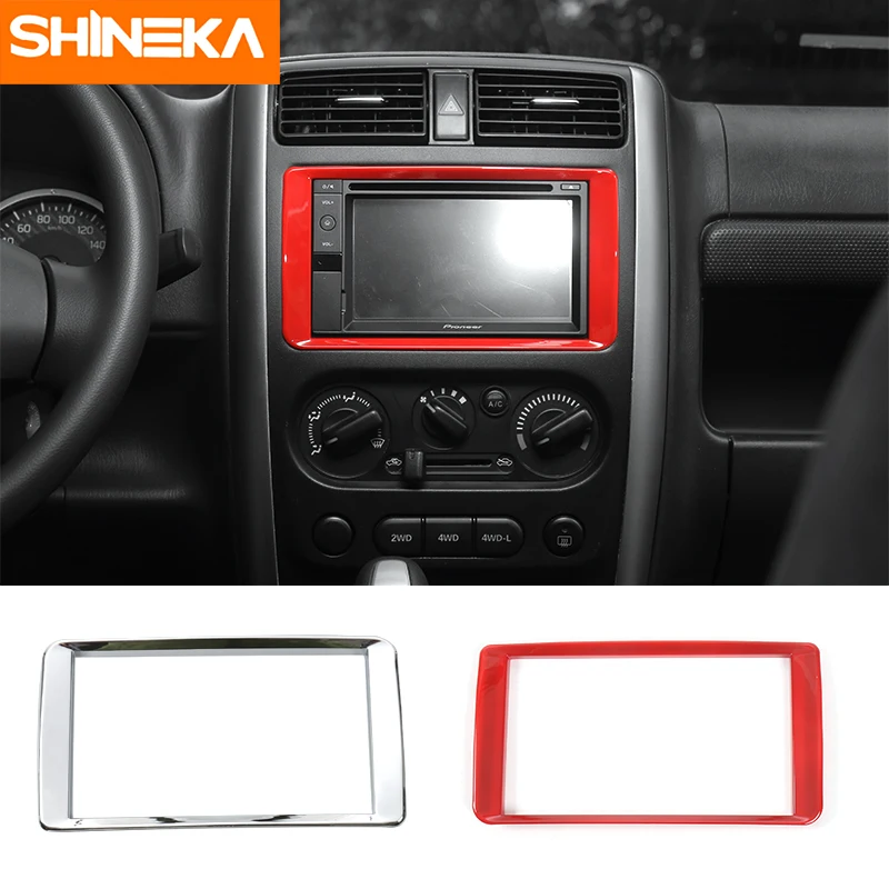 SHINEKA Car Styling Dashboard Console GPS Navigation Frame Cover Trim Interior ABS Decor Car Accessories For Suzuki Jimny 2007+
SHINEKA Car Styling Dashboard Console GPS Navigation Frame Cover Trim Interior ABS Decor Car Accessories For Suzuki Jimny 2007+