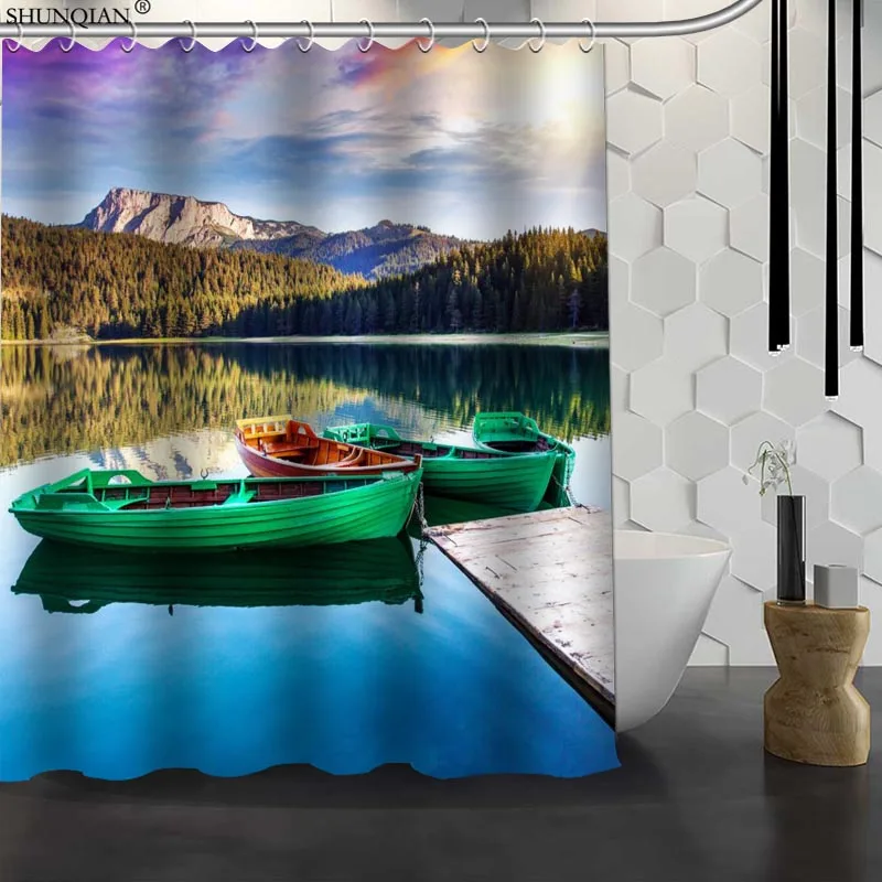 New Ship Pattern Custom Shower Curtain Waterproof Fabric Bath Curtain Polyester Fabric Bathroom Curtain 18-4.11
New Ship Pattern Custom Shower Curtain Waterproof Fabric Bath Curtain Polyester Fabric Bathroom Curtain 18-4.11