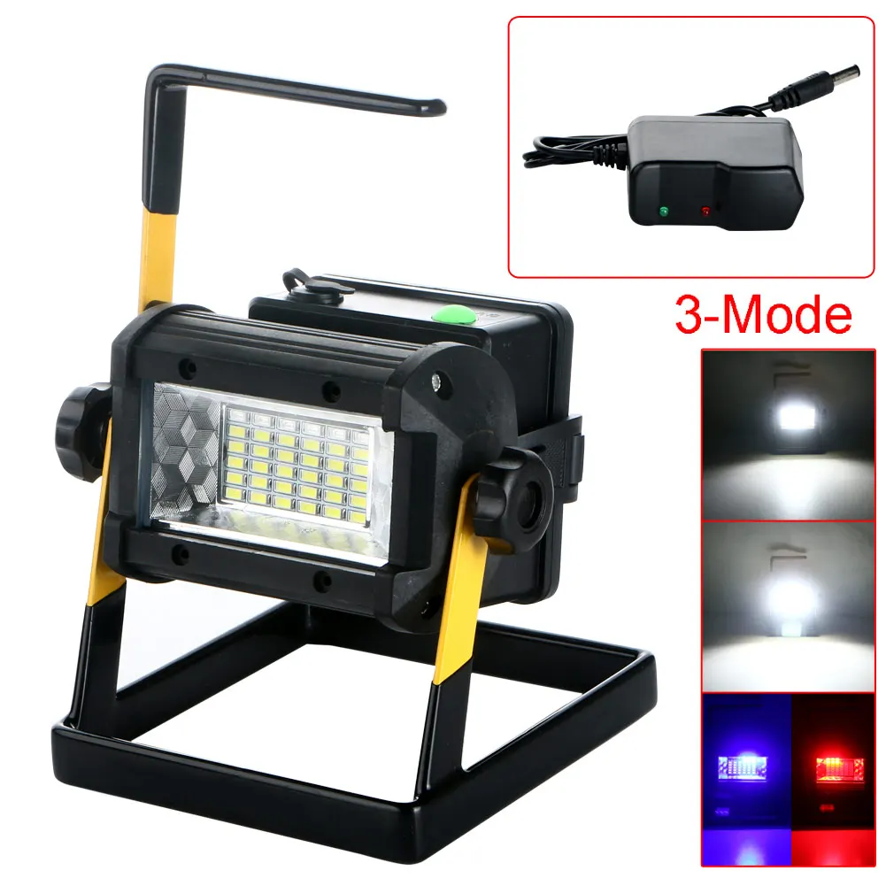 6000K 2400LM 36LED Floodlight Rechargeable Outdoor Waterproof Portable Floodlight Practical Camping Lights US/UK/EU Plug 3 Mode
6000K 2400LM 36LED Floodlight Rechargeable Outdoor Waterproof Portable Floodlight Practical Camping Lights US/UK/EU Plug 3 Mode
