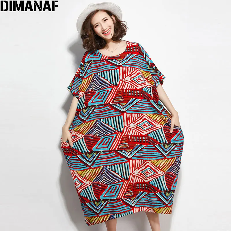 DIMANAF Women Summer Striped Print Dress Plus Size Linen Female Pattern Vintage Colorful Oversize Pockets 2018 Loose Dress 5XL
DIMANAF Women Summer Striped Print Dress Plus Size Linen Female Pattern Vintage Colorful Oversize Pockets 2018 Loose Dress 5XL