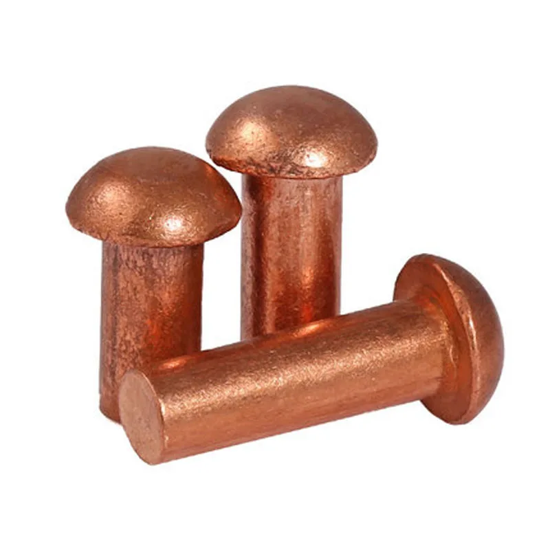 1pcs M8 Semicircular coppers stud solid rivet Copper round cap rivets 10mm-50mm Length
1pcs M8 Semicircular coppers stud solid rivet Copper round cap rivets 10mm-50mm Length