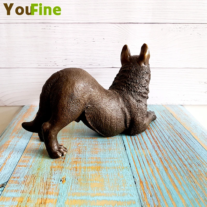 24*8*14.5cm Bronze Dog Statue Bronze Dog Sculpture Animals Sculptures Collectibles Home Art Decoration Orangment
24*8*14.5cm Bronze Dog Statue Bronze Dog Sculpture Animals Sculptures Collectibles Home Art Decoration Orangment