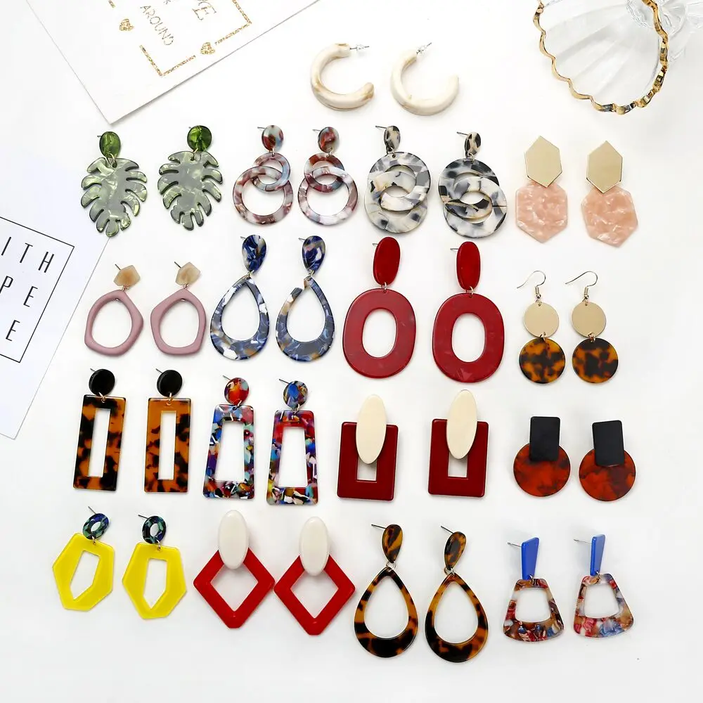 XIYANIKE Multiple Hot Sale Leopard Print Acrylic Drop Earrings For Women 2019 Geometric Acid Pendant Earrings Fashion Jewelry
XIYANIKE Multiple Hot Sale Leopard Print Acrylic Drop Earrings For Women 2019 Geometric Acid Pendant Earrings Fashion Jewelry