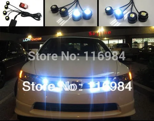 Super Bright 4 pieces x 1.5W High Power Eagle Eye LED Strobe Flash Knight Rider Lighting Kit + Wireless Remote Control
Super Bright 4 pieces x 1.5W High Power Eagle Eye LED Strobe Flash Knight Rider Lighting Kit + Wireless Remote Control