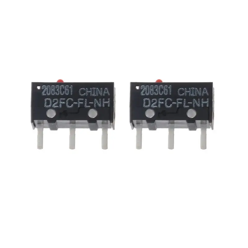 2 шт. оригинальный OMRON D2FC FL NH красная точка Классическая мышь микропереключатель 10