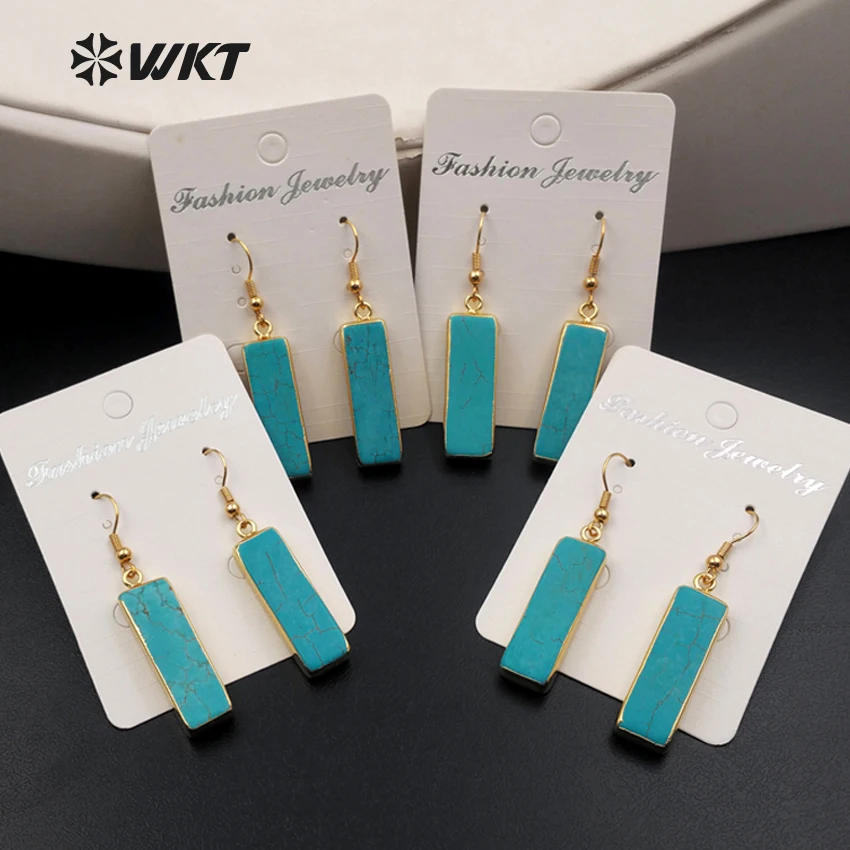 HOT SALES !Natural howlite earrings, rectangle light green ,druzy earring WT-E053
HOT SALES !Natural howlite earrings, rectangle light green ,druzy earring WT-E053