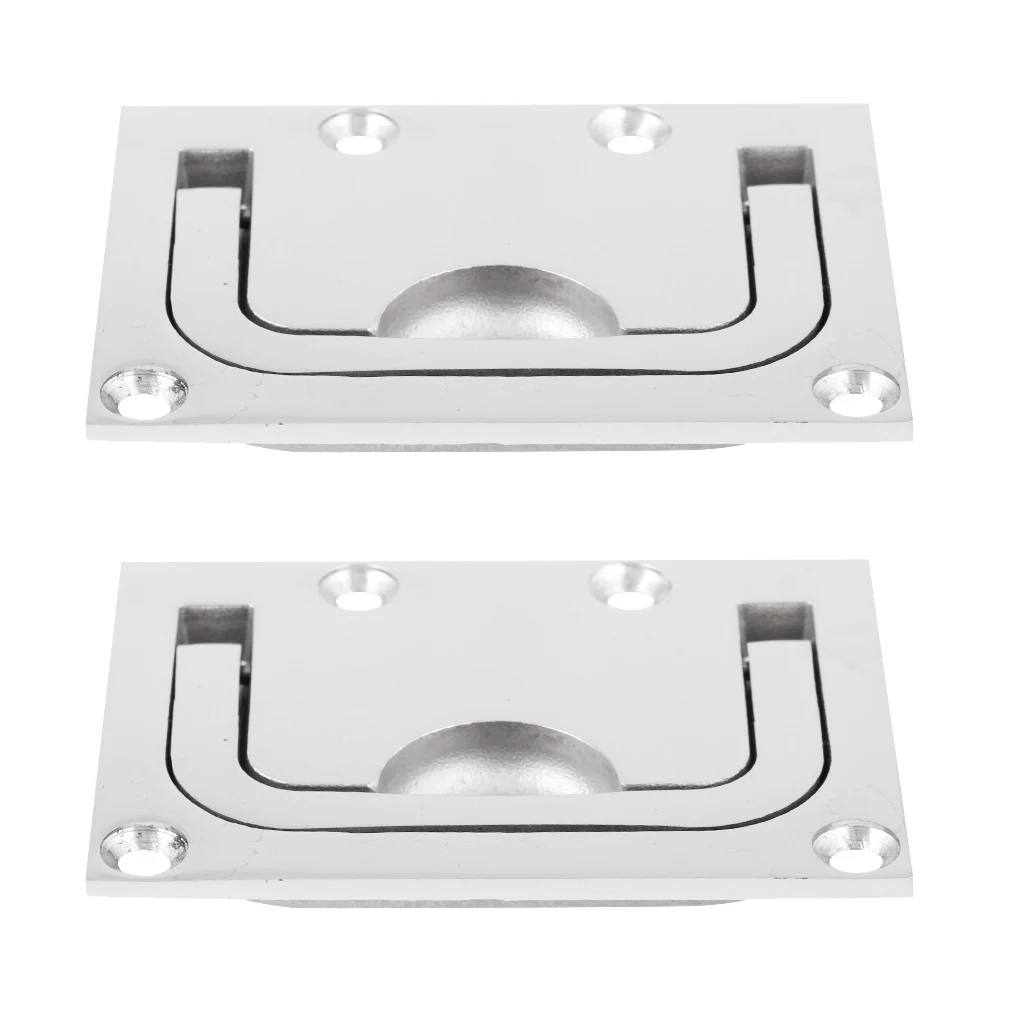 2 Piece Marine Stainless Steel Boat Hatch Latch Flush Lift Ring Pull Handle Surface polishing Corrosion Resistant
2 Piece Marine Stainless Steel Boat Hatch Latch Flush Lift Ring Pull Handle Surface polishing Corrosion Resistant