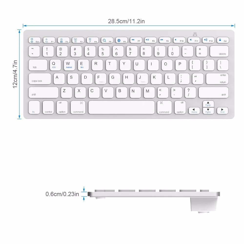 Ультратонкая Универсальная беспроводная Bluetooth-клавиатура 3 0 для Huawei mediapad M6 10 8 Pro