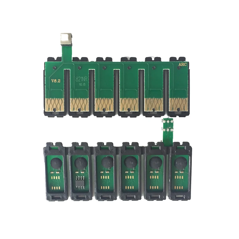 New ARC Chip T821N T0821 Ink Cartridge chips for Epson T50 T59 TX700 TX800 TX820 TX710W TX650 TX810FW RX615 Printer Ciss
New ARC Chip T821N T0821 Ink Cartridge chips for Epson T50 T59 TX700 TX800 TX820 TX710W TX650 TX810FW RX615 Printer Ciss