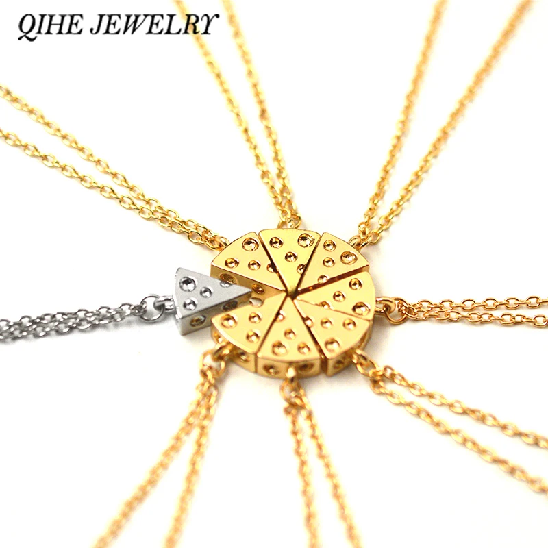 QIHE JEWELRY 8pcs/set Minimalist 3D Tiny Charm Tone Dainty Cheese Pizza Necklace Jewelry Friendship BFF Gifts
QIHE JEWELRY 8pcs/set Minimalist 3D Tiny Charm Tone Dainty Cheese Pizza Necklace Jewelry Friendship BFF Gifts
