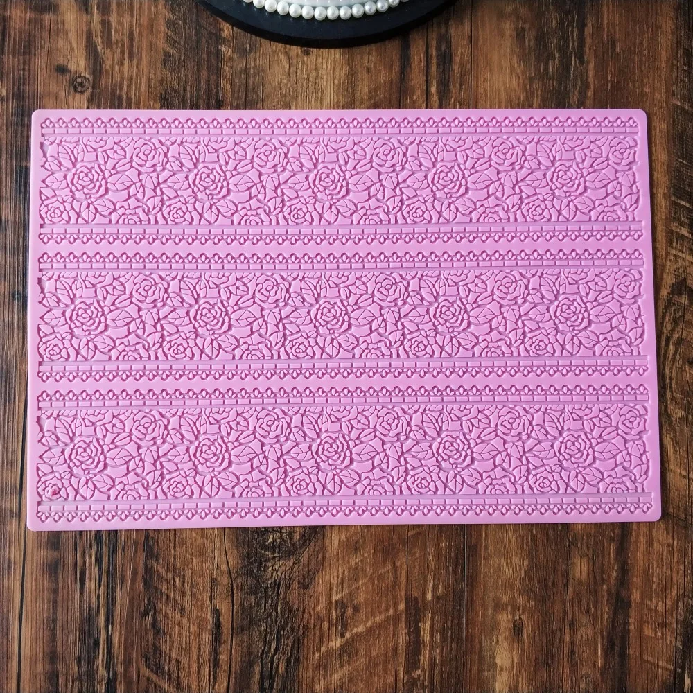 Large flower lace silicone mold Fondant wedding cake decorating tool Candy Cake Lace Pad Baking Tools
Large flower lace silicone mold Fondant wedding cake decorating tool Candy Cake Lace Pad Baking Tools