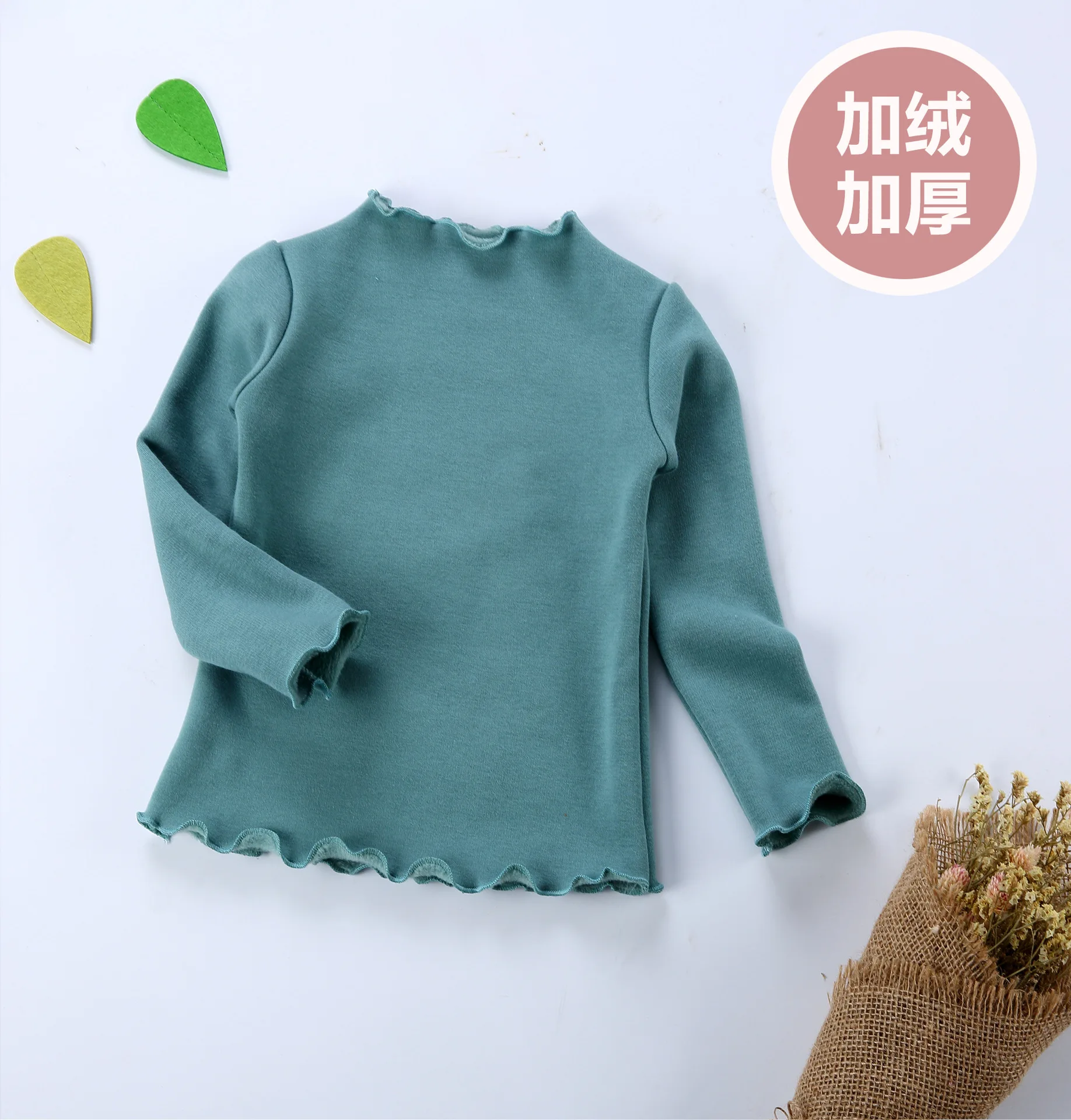 Girls Velvet Thickening Bottoming Shirts 2019 Autumn Winter Wear, High Necked Collar T-shirt Long Sleeve Baby Baby Coat
Girls Velvet Thickening Bottoming Shirts 2019 Autumn Winter Wear, High Necked Collar T-shirt Long Sleeve Baby Baby Coat