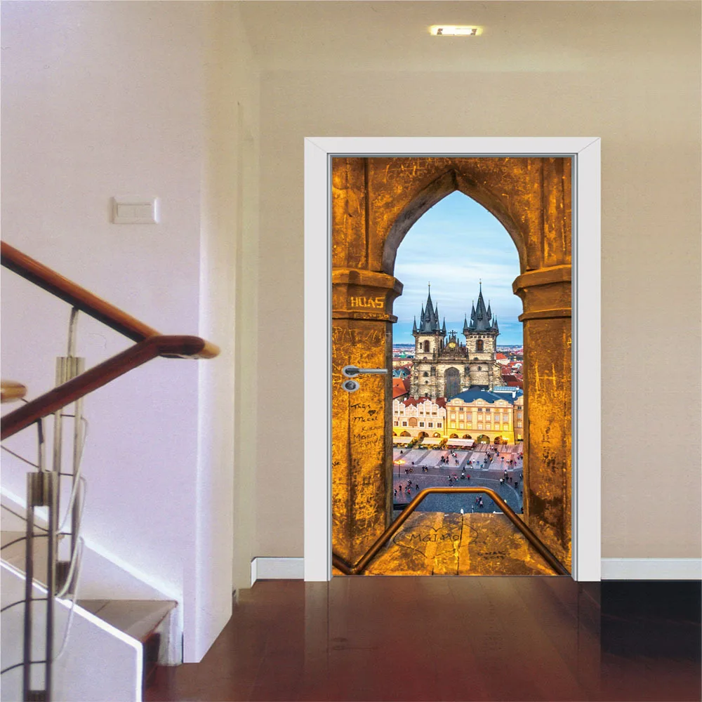 European Building Castle Living Room Kids Room Wall Stickers Door Sticker DIY Gift
European Building Castle Living Room Kids Room Wall Stickers Door Sticker DIY Gift