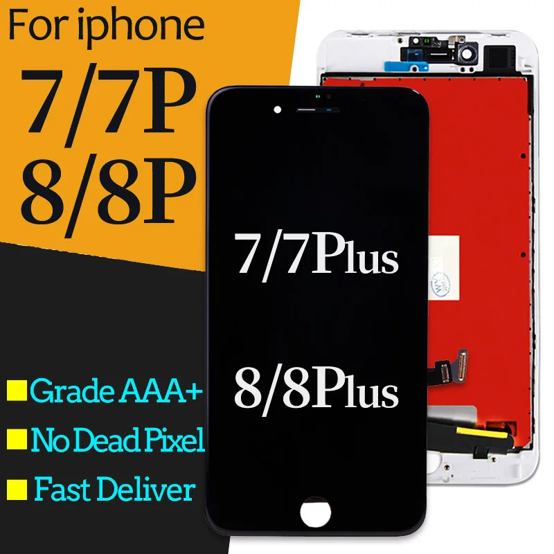 5pcs/lot For iPhone 7 7 Plus LCD Display Touch Screen Digitizer Assembly Replacement For iPhone 8 8Plus LCD Display 3D Touch
5pcs/lot For iPhone 7 7 Plus LCD Display Touch Screen Digitizer Assembly Replacement For iPhone 8 8Plus LCD Display 3D Touch
