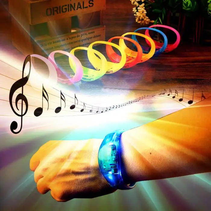 150pcs Voice Control LED Bracelet Sound Activated Glow Bracelet for Party Clubs Concerts Dancing Prom Decoration
150pcs Voice Control LED Bracelet Sound Activated Glow Bracelet for Party Clubs Concerts Dancing Prom Decoration