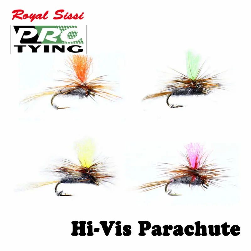 Royal Sissi 4 optional colors 6pcs/box 18# mini High vision parachute flies small dry flies surface feeders fly fishing lure fly
Royal Sissi 4 optional colors 6pcs/box 18# mini High vision parachute flies small dry flies surface feeders fly fishing lure fly
