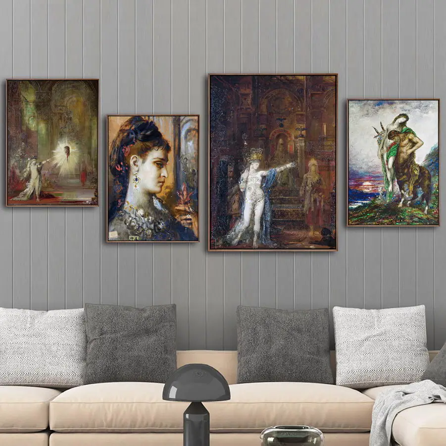 Home Decoration Print Canvas Printings Art Wall Pictures for Living Room Poster French Gustave Moreau Symbolism Painting
Home Decoration Print Canvas Printings Art Wall Pictures for Living Room Poster French Gustave Moreau Symbolism Painting