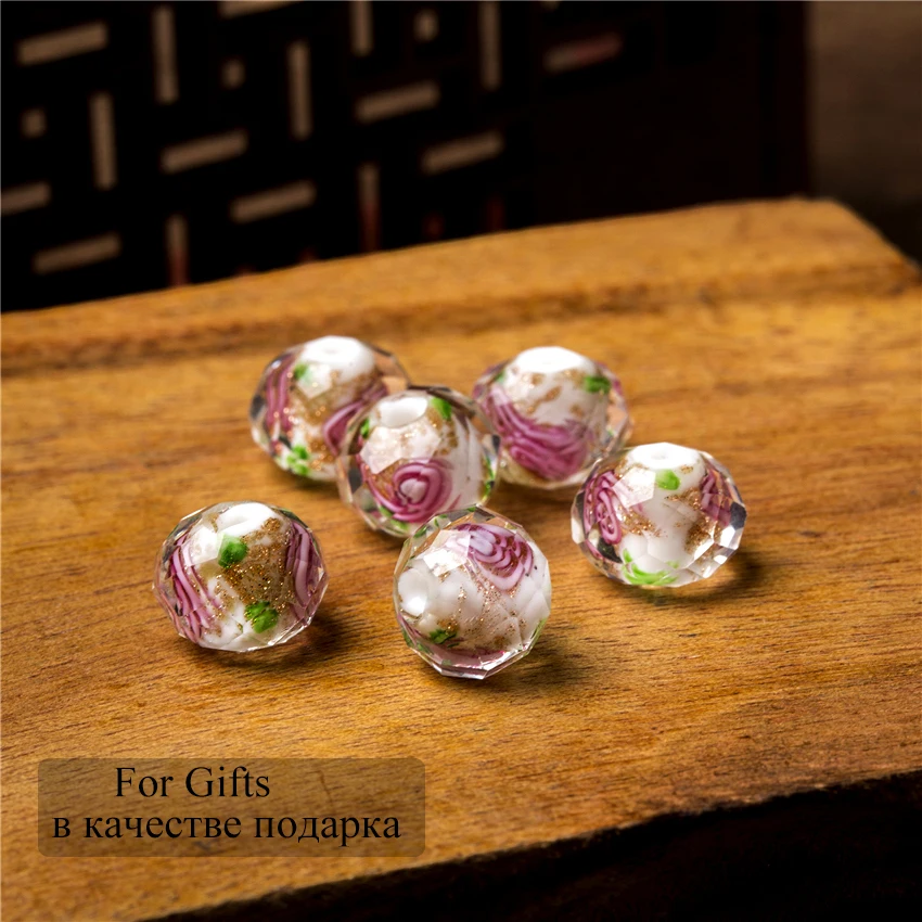 Spacer Beads Lampwork Beads Flower Glass Beads For Jewelry Craft Round Handmade Cutting Charms DIY Jewelry Making Findings 5-9mm
Spacer Beads Lampwork Beads Flower Glass Beads For Jewelry Craft Round Handmade Cutting Charms DIY Jewelry Making Findings 5-9mm