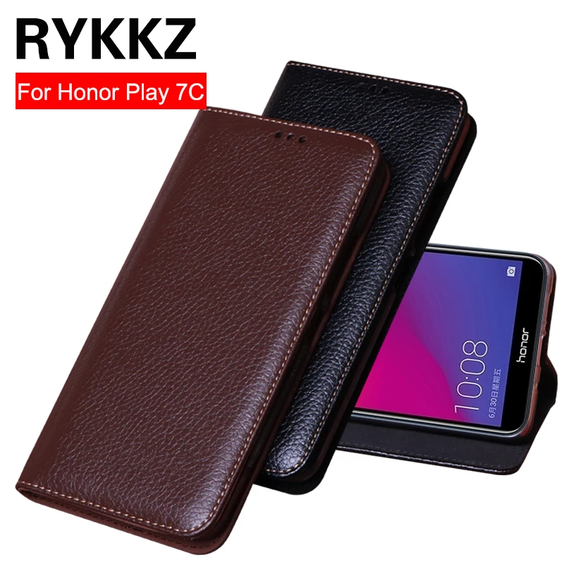 RYKKZ Luxury Leather Flip Cover For Huawei Honor Play 7C Mobil Phone Case Leather Protective Case shell Mobile Phone Holster
RYKKZ Luxury Leather Flip Cover For Huawei Honor Play 7C Mobil Phone Case Leather Protective Case shell Mobile Phone Holster