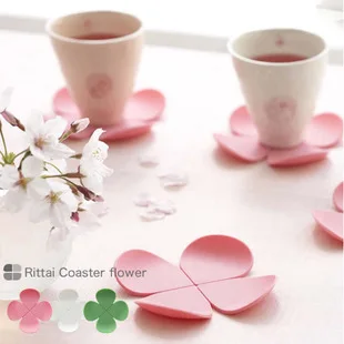 Japanese 3D flower four leaf grass anti-hot silica gel coaster coffee pad table mat bowl pad heat insulation pad
Japanese 3D flower four leaf grass anti-hot silica gel coaster coffee pad table mat bowl pad heat insulation pad