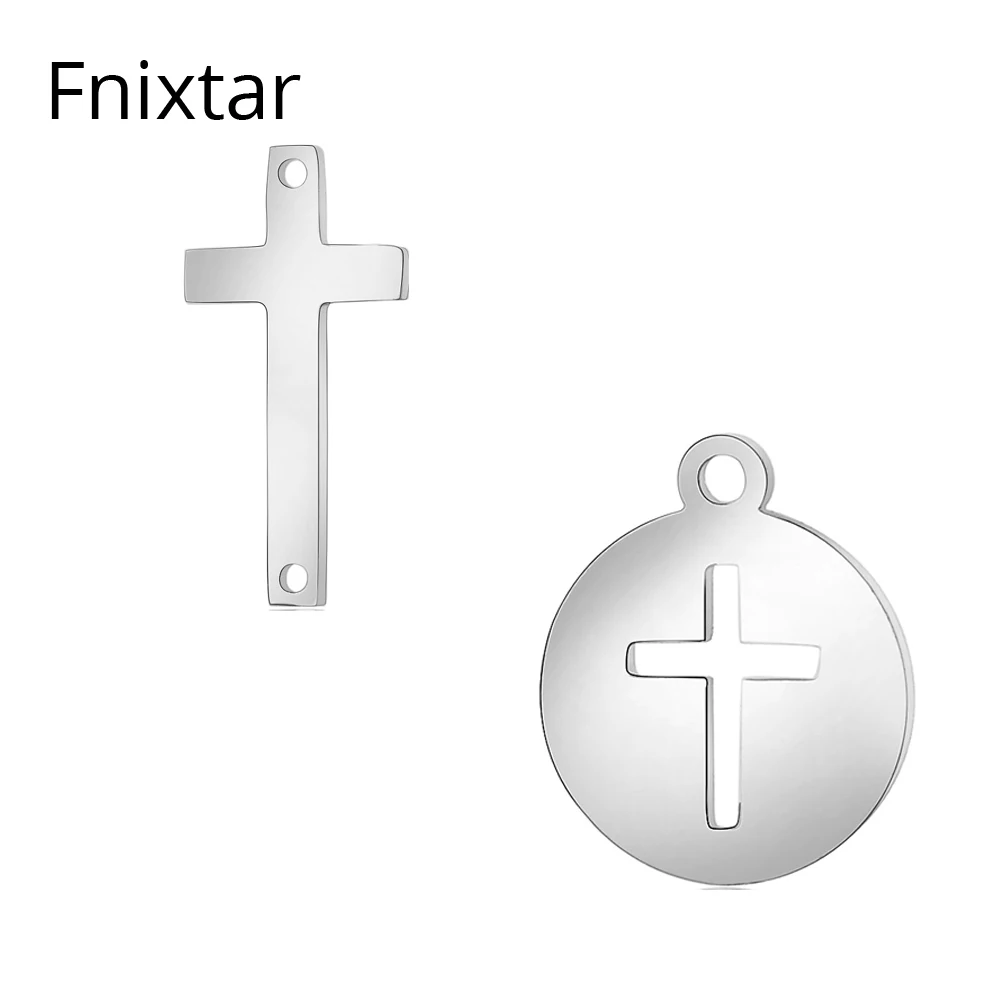 Fnixtar 50pcs/lot High Polished Stainless Steel Crosses Mini Charms Pendants For Women Jewelry DIY Handmade Metal Charms
Fnixtar 50pcs/lot High Polished Stainless Steel Crosses Mini Charms Pendants For Women Jewelry DIY Handmade Metal Charms