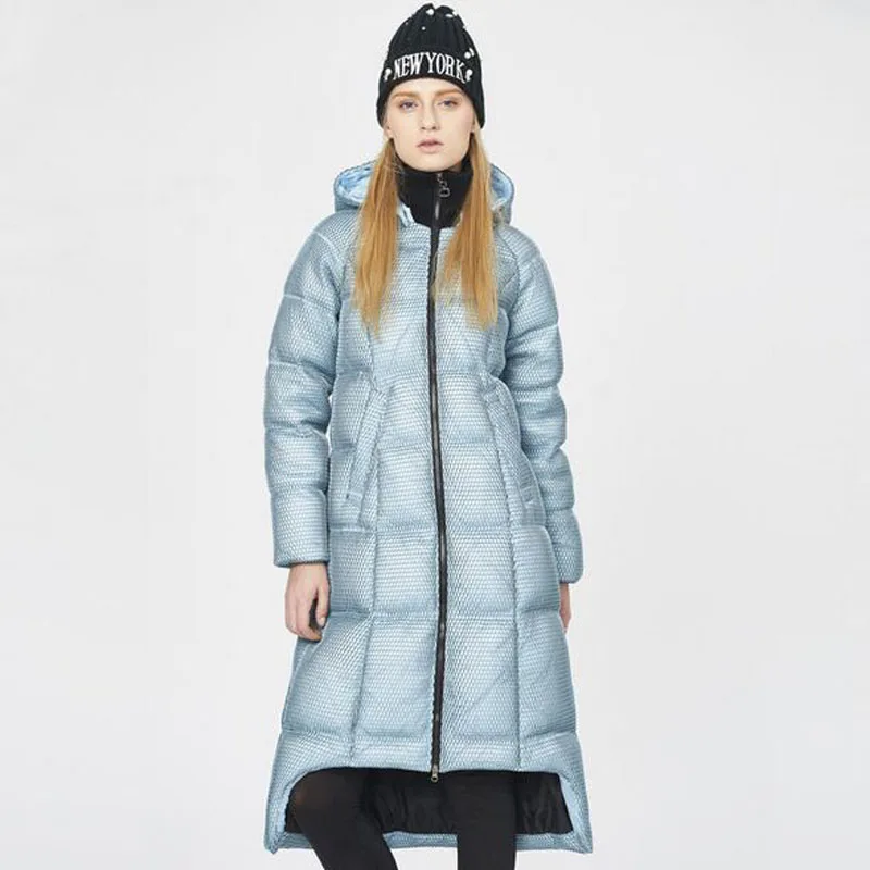 High Quality Down Parka 2019 New Winter Jacket Women White Duck Down Jacket Coarse Mesh Personalized Fashion Coat Female Jacket
High Quality Down Parka 2019 New Winter Jacket Women White Duck Down Jacket Coarse Mesh Personalized Fashion Coat Female Jacket