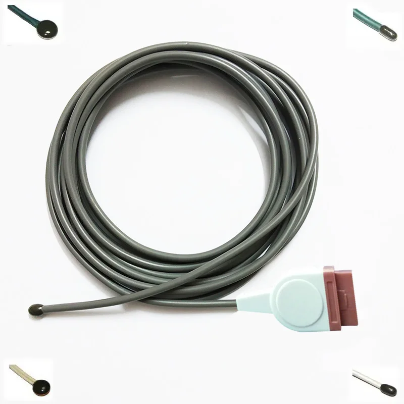 Adult/Pediatric skin surface/esophageal/rectal Temperature probe and adapter cable for GE Eagle/Tram/Solar/MACc-labcath lab
Adult/Pediatric skin surface/esophageal/rectal Temperature probe and adapter cable for GE Eagle/Tram/Solar/MACc-labcath lab