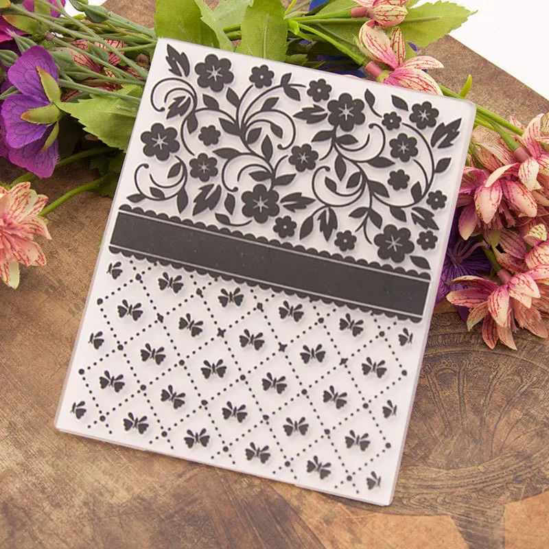 Floral Embossing Folder for Card Making Floral DIY Plastic Scrapbooking Photo Album Card Paper DIY Craft Decoration Template
Floral Embossing Folder for Card Making Floral DIY Plastic Scrapbooking Photo Album Card Paper DIY Craft Decoration Template