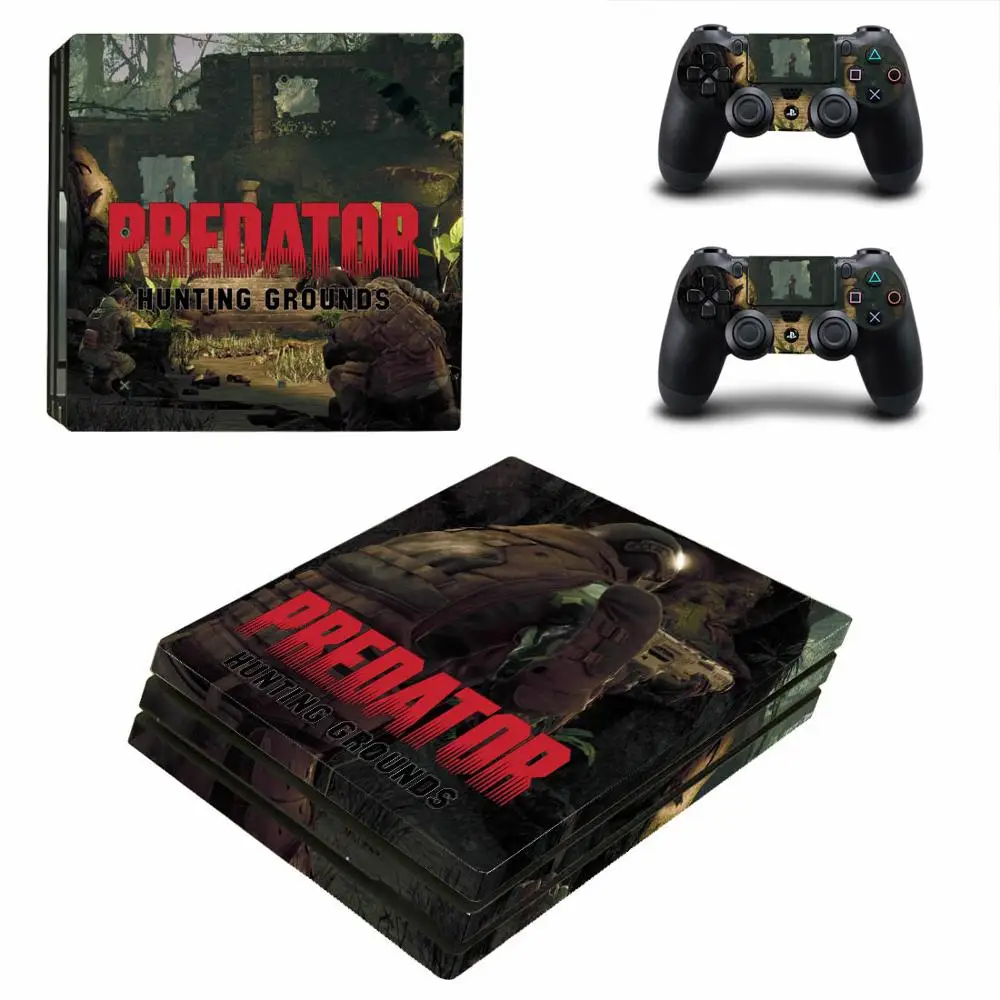 Виниловая наклейка Predator Hunting Grounds PS4 Pro для консоли PlayStation 4 и контроллера |