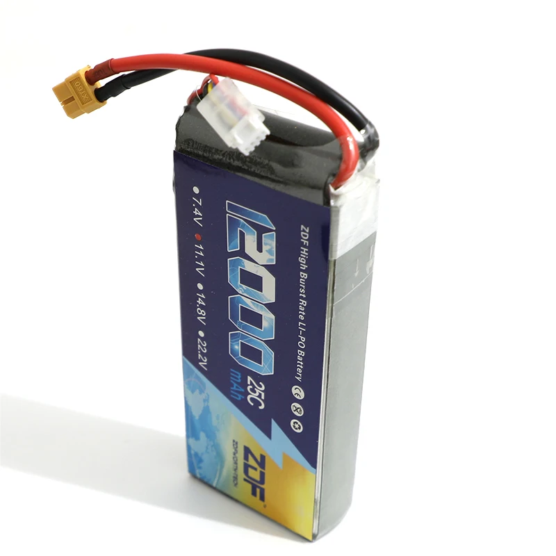 ZDF Power Li-polymer Lipo Battery 3S 11.1V 12000mah 25C Max 50C For Helicopter RC Model Quadcopter Airplane Drone CAR FPV
ZDF Power Li-polymer Lipo Battery 3S 11.1V 12000mah 25C Max 50C For Helicopter RC Model Quadcopter Airplane Drone CAR FPV