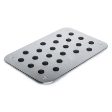 Universal Car Truck Floor Mat Carpet Heel Pad Plate Foot Pedal Rest Footrest Aluminum Alloy w/Screw 30*20CM