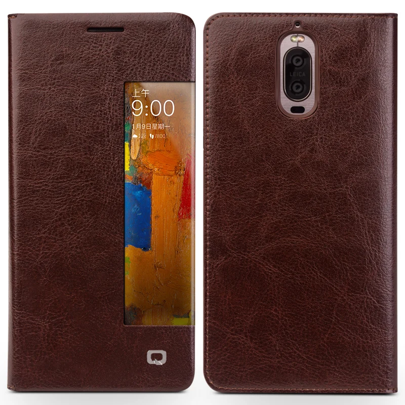 QIALINO Case for Huawei Ascend Mate9 pro Luxury Genuine Leather Flip Cover for Huawei Mate9 pro Sleep Wake Function Smart Case
QIALINO Case for Huawei Ascend Mate9 pro Luxury Genuine Leather Flip Cover for Huawei Mate9 pro Sleep Wake Function Smart Case