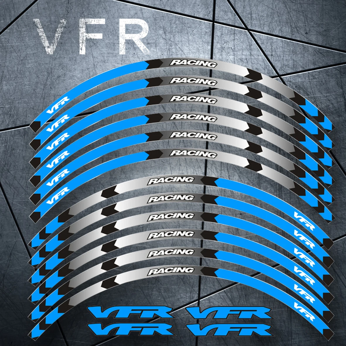 Hot sell 7 Style Motorcycle Wheel Tire Rim Stickers 17inch wheel For Honda VFR VFR750 VFR800 VFR1200 VFR1200F
Hot sell 7 Style Motorcycle Wheel Tire Rim Stickers 17inch wheel For Honda VFR VFR750 VFR800 VFR1200 VFR1200F