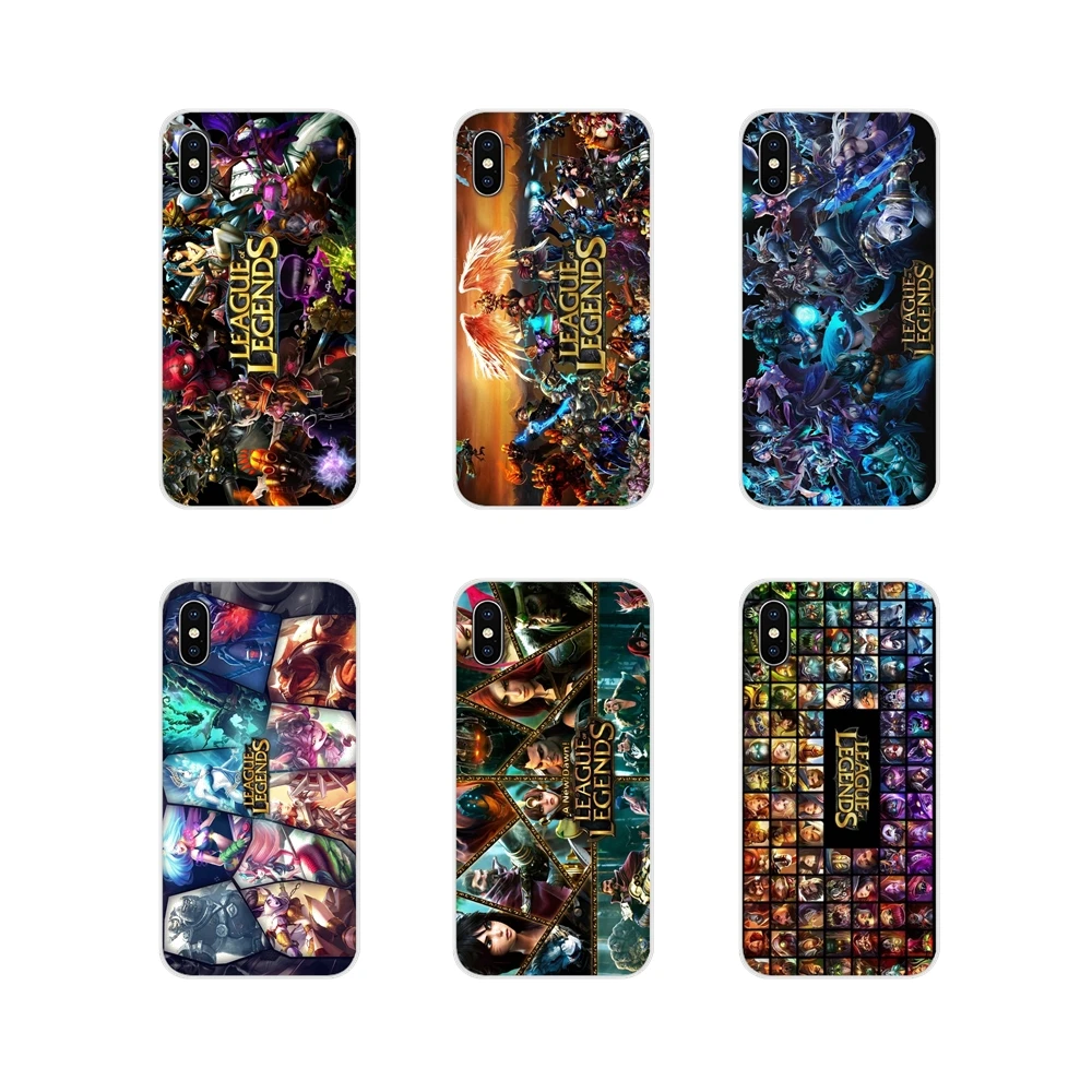 Для Huawei P Smart Mate Honor 7A 7C 8C 8X9 P10 P20 Lite Pro Plus Аксессуары чехлы для телефонов LOL Character League of